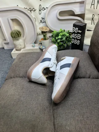 Adidas Spezial White and Beige Leather-Suede Lifestyle Sneakers