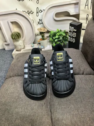 Adidas Superstar White and Black Lifestyle Sneakers
