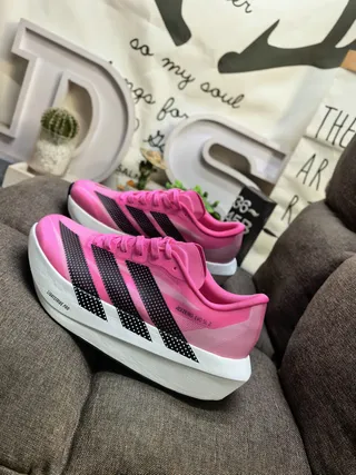 Adidas Adizero Evo SL 2 Pink Black Running Shoes
