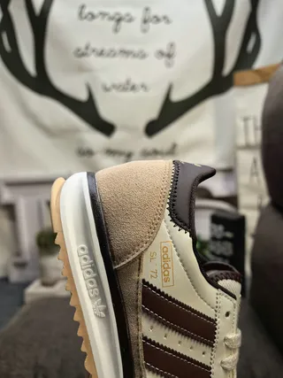 Adidas Beige Brown Vintage Runner Silhouette Suede And Leather Paneling Lifestyle Sneakers
