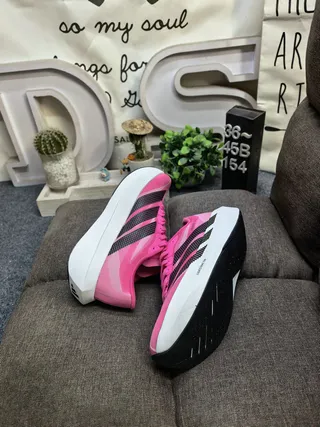 Adidas Adizero Evo SL 2 Pink Black Running Shoes