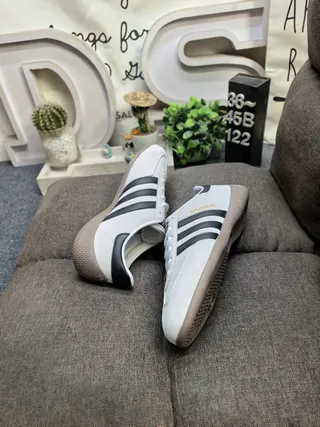 Adidas Spezial Black and White Suede Lifestyle Sneakers