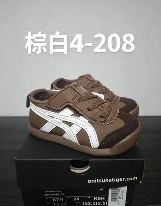 Onitsuka Tiger Pink White Low-Top Velcro Strap Lifestyle Sneakers