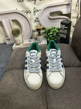 Stussy Beige Navy Low-Top Cupsole Lifestyle Sneakers