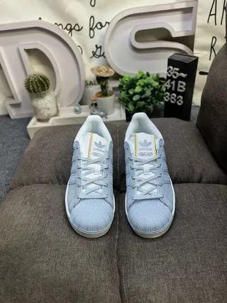 Adidas Superstar Light Blue Lifestyle Sneakers