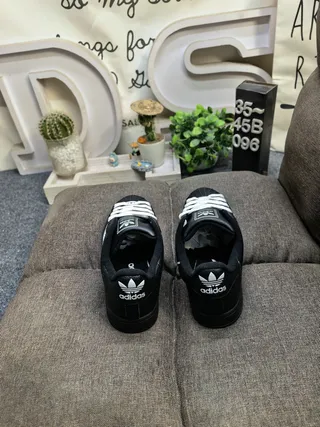 Adidas Superstar Black and White Lifestyle Sneakers