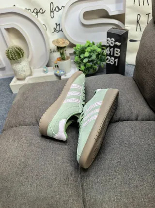 Adidas Samba OG Mint Green Suede Lifestyle Sneakers