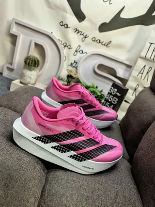 Adidas Adizero Evo SL 2 Pink Black Running Shoes