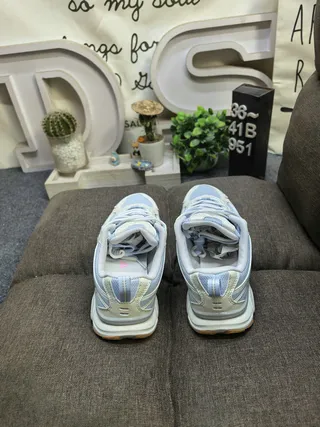 Adidas Silver Black Sole Metallic Upper Chunky Sneakers