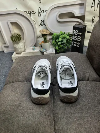 Adidas Spezial Black and White Suede Lifestyle Sneakers