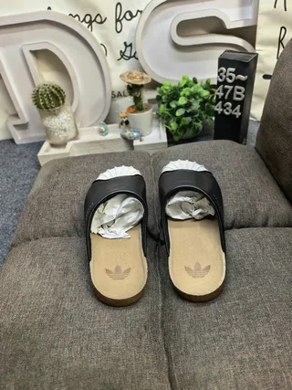Adidas Superstar Slipper Black and White Slippers