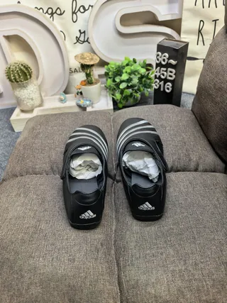 Adidas Slip-On Three-Stripe White and Blue Lifestyle Sneakers