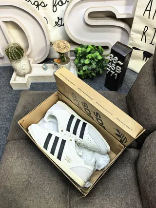 Adidas Spezial Off-White and Black Lifestyle Sneakers