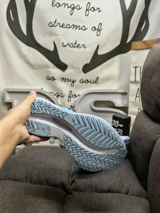 Adidas Blue Silver Engineered Mesh Upper Sculpted Dual-Density Midsole Running Shoes