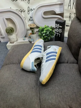 Adidas Samba Japan Off-White and Blue Lifestyle Sneakers