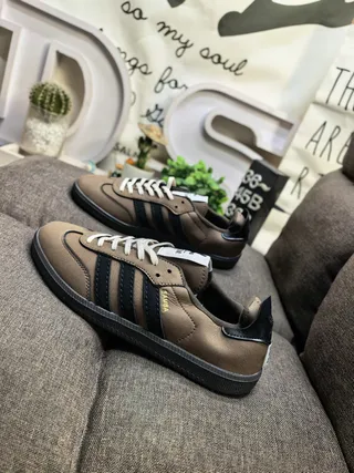 Adidas Samba Brown and Black Lifestyle Sneakers