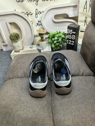 Adidas Spezial Black and White Suede Lifestyle Sneakers