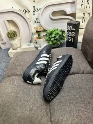 Adidas Samba Classic Black and Off-White Lifestyle Sneakers