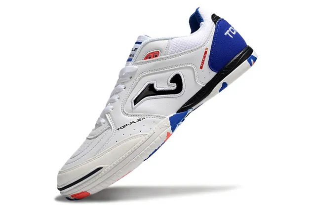 Joma Top-Plex White Blue Synthetic Upper Sneakers