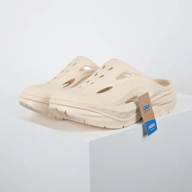 Hoka ORA Recovery Beige Clog