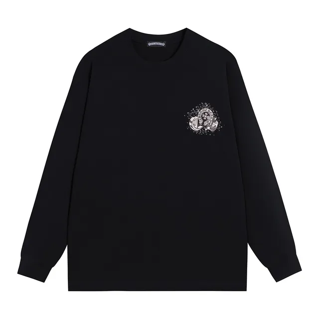 Chrome Hearts Cross Motif Graphic Back Long-Sleeve T-Shirt
