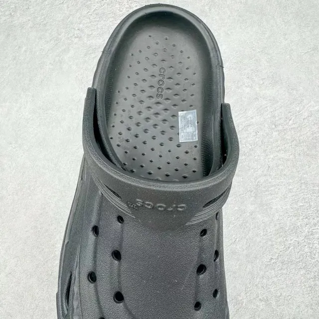 Crocs Echo Clog Black Molded Strap Clog