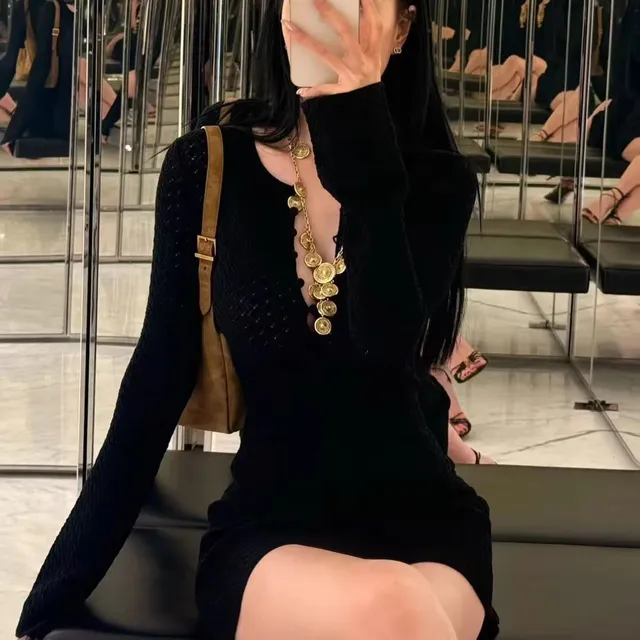Saint Laurent Gold Coin-Inspired Multi-Tiered Chain Necklace