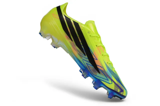 Adidas Hyperfast Neon Yellow Iridescent Firm-Ground Soccer Shoes