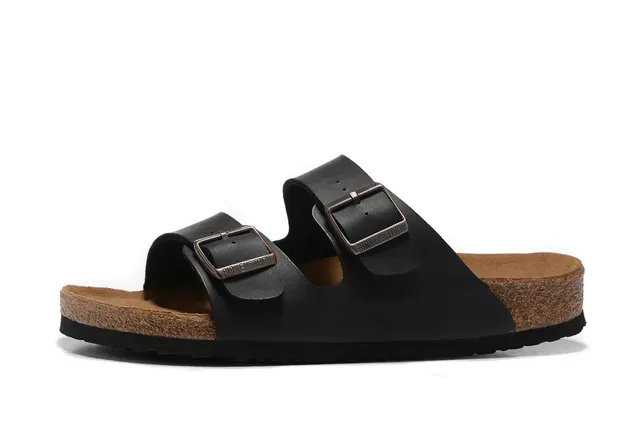Birkenstock Arizona Black Two-Strap Casual Sandals