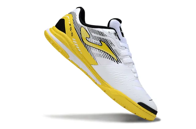 Joma Indoor Soccer Shoes White Blue Low-Top Synthetic Upper Sneakers