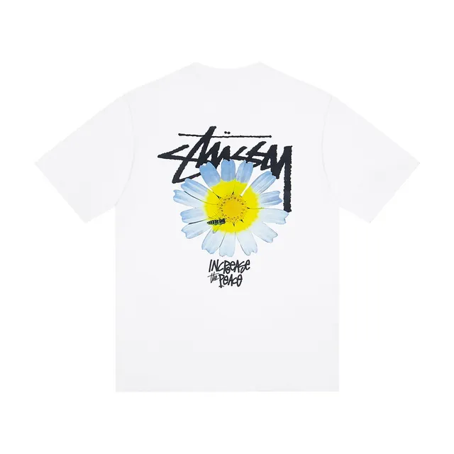 Stussy Daisy Graphic Print T-Shirt