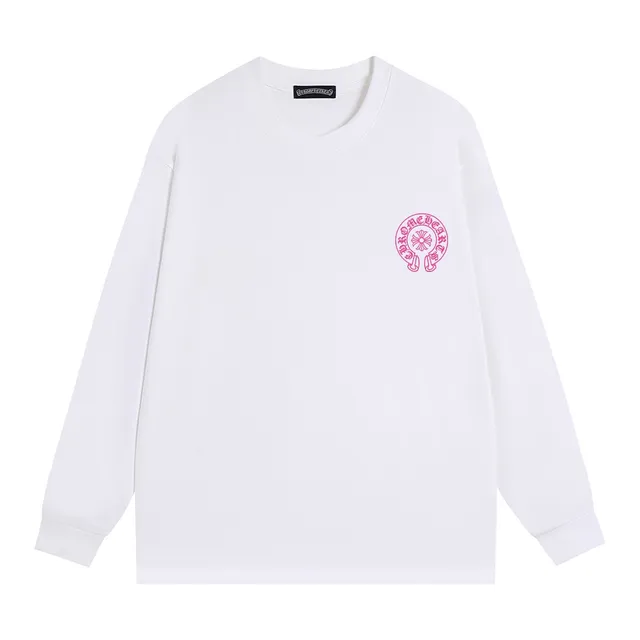 Chrome Hearts Graphic Print Long-Sleeve Crewneck T-Shirt