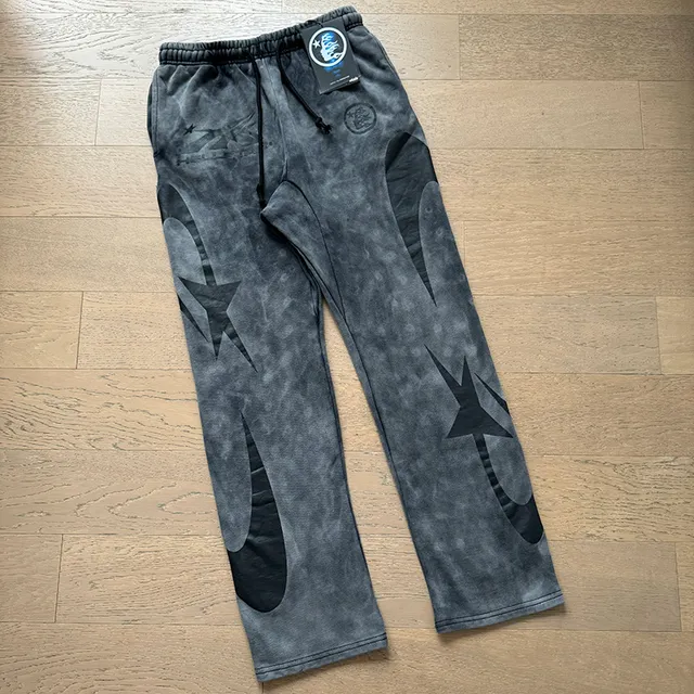 Hellstar Acid-Wash Graphic Tracksuit