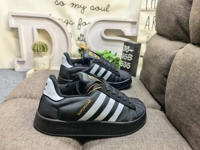 Adidas Superstar White and Black Lifestyle Sneakers