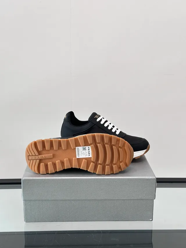 Prada Cloudbust Black White Gum Lifestyle Sneakers