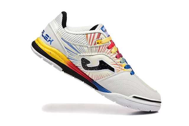 Joma Rebound Multicolor Black Geometric Color-Blocked Upper Synthetic Mesh And TPU Overlays Sneakers