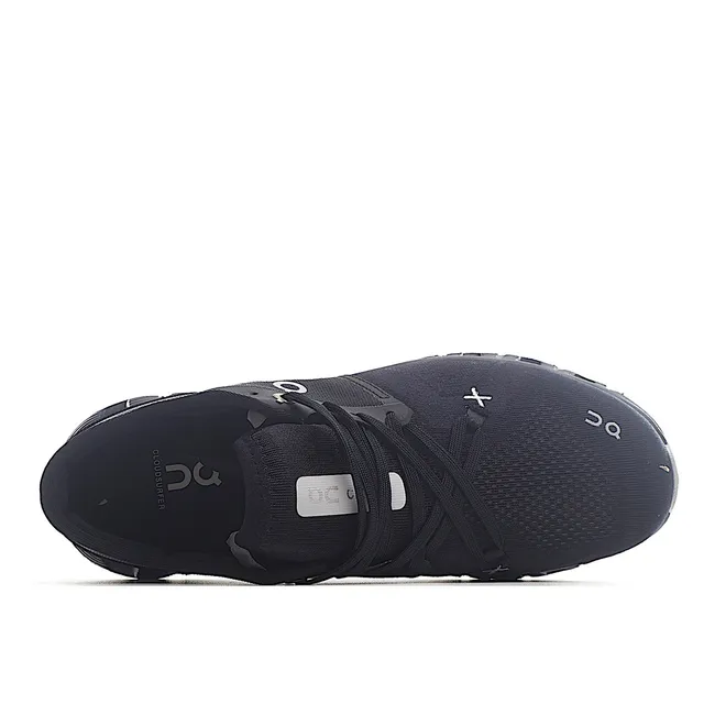 On Cloudmonster Black and Gray Running Shoes