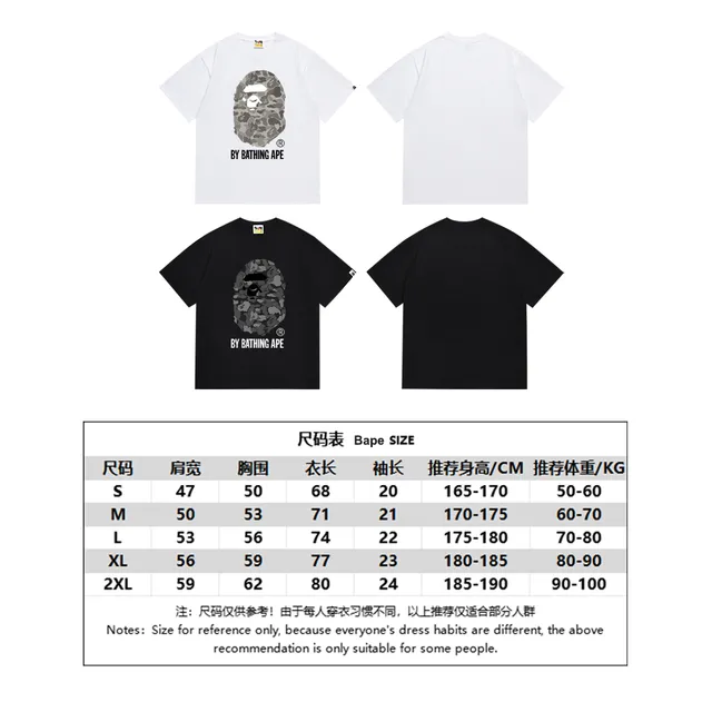 A Bathing Ape ABC Camo Ape Head Black T-Shirt