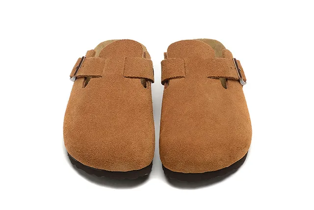 Birkenstock Arizona Brown Suede Upper Single-Buckle Strap Casual Shoes