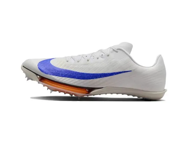 Nike White Black Orange Track Spike Running Shoes
