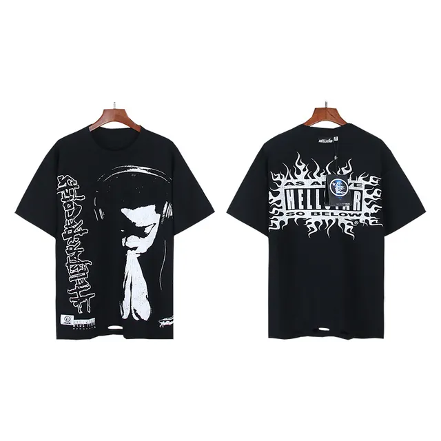 Hellstar Graphic Print Double-Sided T-Shirt