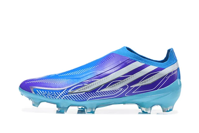 Puma Future Z Transparent Purple Low-Cut Molded-Stud Firm-Ground Soccer Shoes