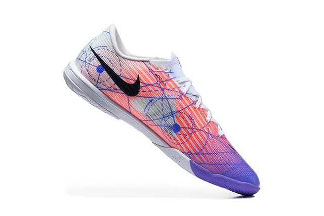 Nike Mercurial Multicolor Purple Low-Top Synthetic Upper Indoor Soccer Shoes