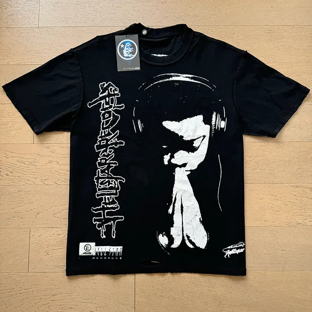 Hellstar Graphic Print Double-Sided T-Shirt