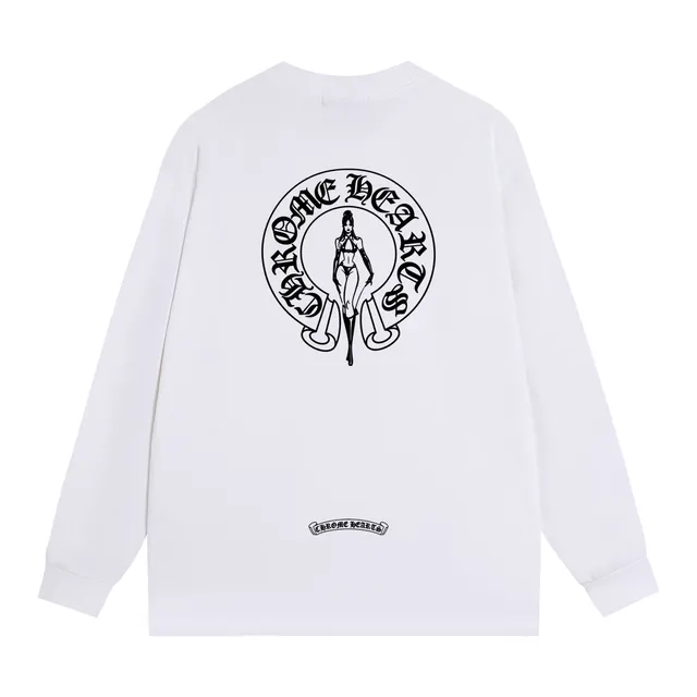 Chrome Hearts Graphic Back Long-Sleeve T-Shirt
