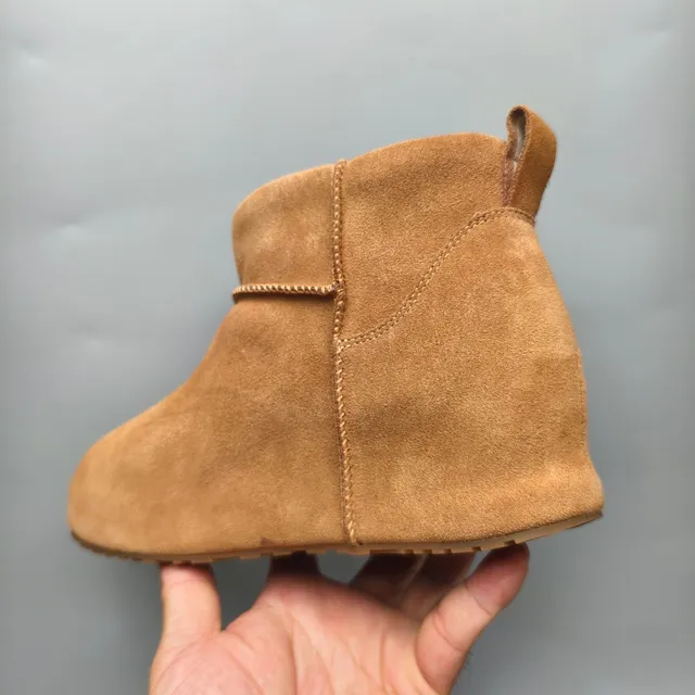 UGG Tasman Tan Suede Slip-On Ankle Boot