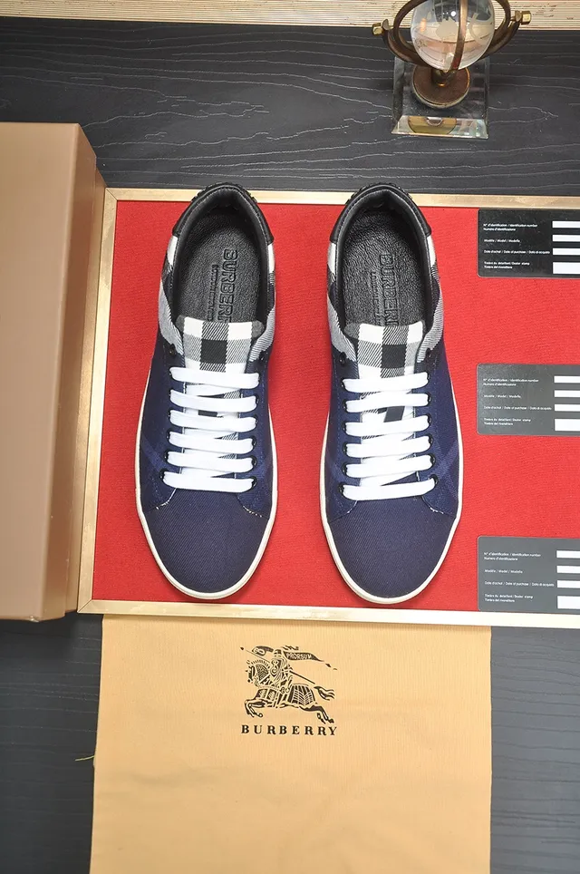 Burberry House Check Canvas Low-Top Lifestyle Sneakers