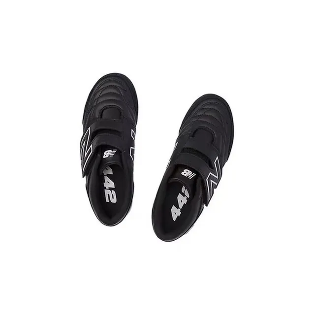 New Balance 442 White Black Low-Top Velcro Strap Closure Turf Soccer Shoes