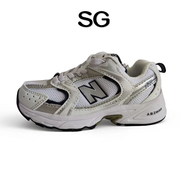 New Balance 9060 Beige Silver Chunky Sneakers