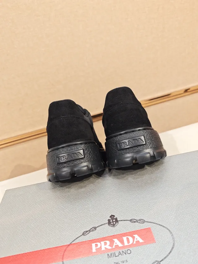 Prada Cloudbust Black Platform Lifestyle Sneakers